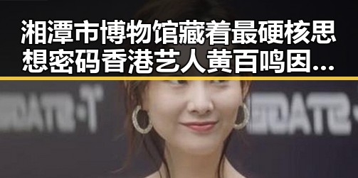 湘潭市博物馆藏着最硬核思想密码 香港艺人黄百鸣因内幕交易罪获刑5个月